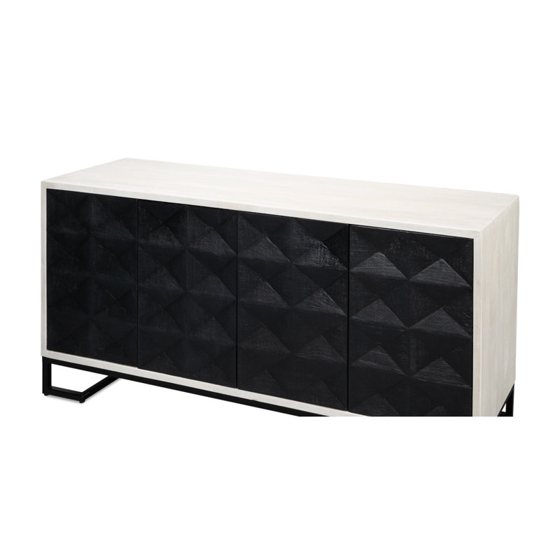 Asiger 72'' W Solid Wood Sideboard