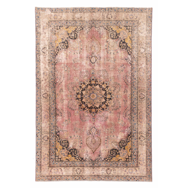 Tapis violet Antalya Vintage 6 pi 2 po x 9 pi 3 po