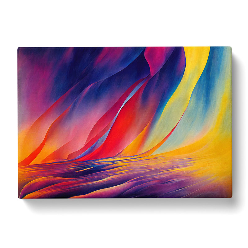 Revered Abstract Art - Wrapped Canvas, 35cm H x 50cm W x 3cm D