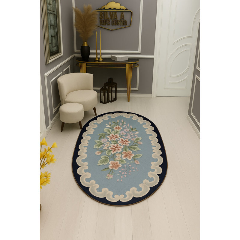 Tapis tissé crème Mosso, 4'11" x 7'7"