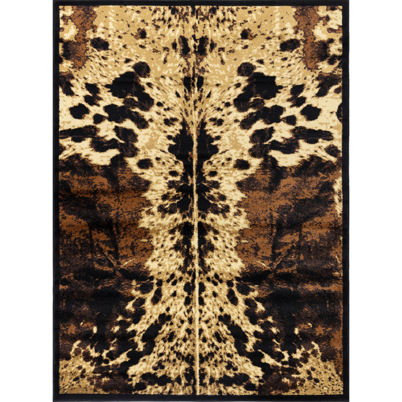 Black Polypropylene Area Rug, 2ft X 3ft, Stain- And Strong, With Jute Backing, Made In Turkey Rug Stain , Suitable For Busy Households,
