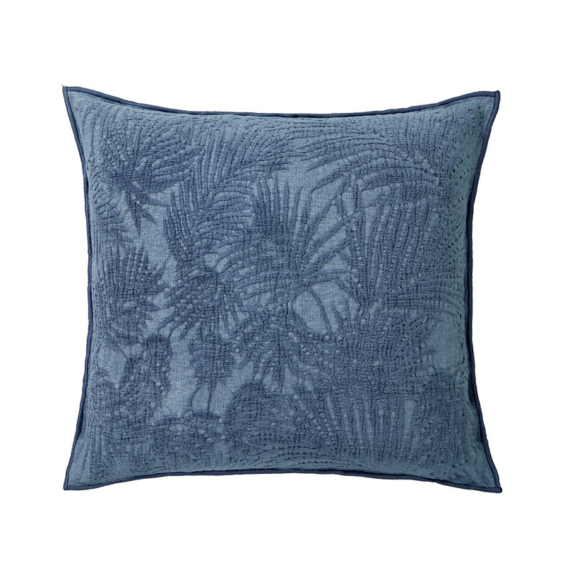 Verone Square Pillow Cover & Insert, Blue