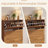 Shoe Storage Cabinet with 3 Flip Drawers, Fluted Panel Wooden Shoe Rack Organizer with Adjustable Shelves for Entryway, Hallway, Living Room, Walnut-129889904-129889901