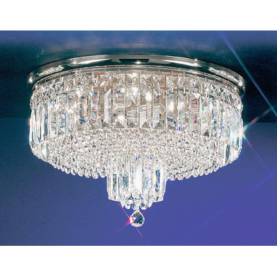 Plafonnier semi-encastré 7 lumières Ambassador
