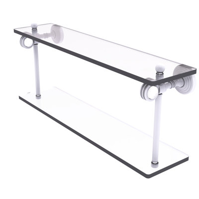 Jarrell 2 Piece Glass Tiered Shelf