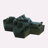 54"L Chenille Sponge single sofa-473504931