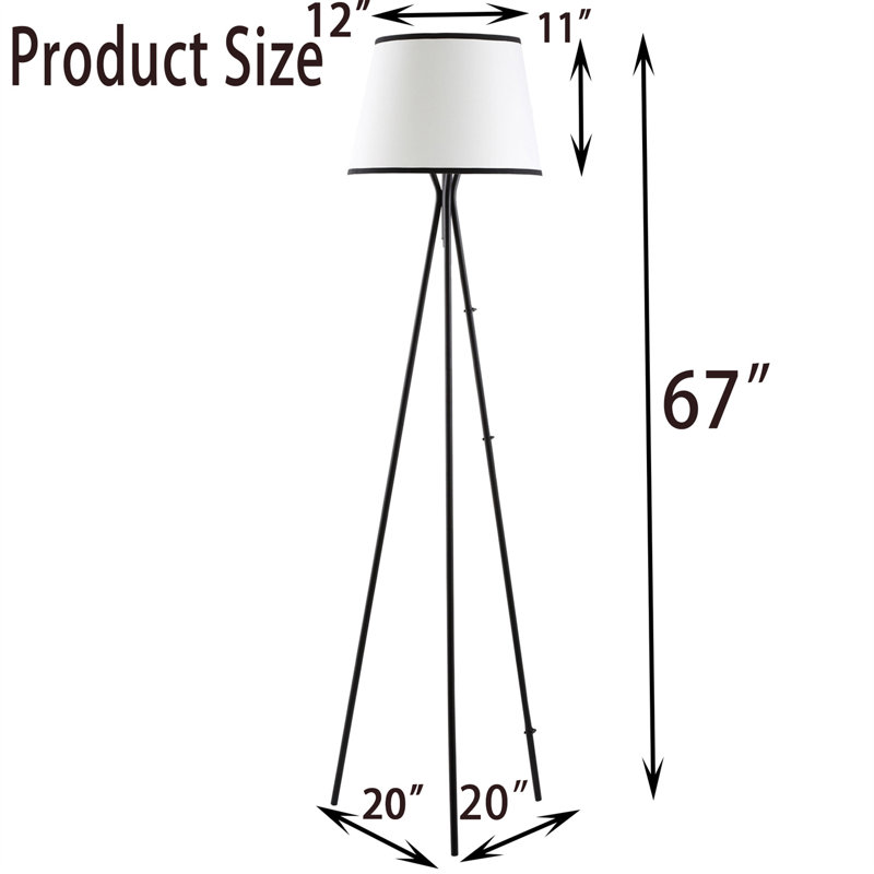 Lampe trépied DEL 67 po Lillyella