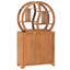 John 130 cm H x 70 cm W Geometric Bookcase