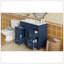 Meuble-lavabo moderne 36 po avec lavabo en céramique, structure en bois massif, portes à fermeture douce, tablettes réglables, 3 tiroirs, y compris un tiroir à double profondeur pour le rangement du sèche-cheveux-1263310675