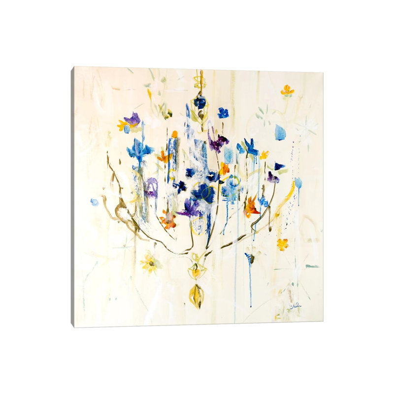 Natural Chandelier I by Julian Spencer - Painting on Canvas, Wrapped Canvas, 93.98 cm H x 93.98 cm W x 3.175 cm D