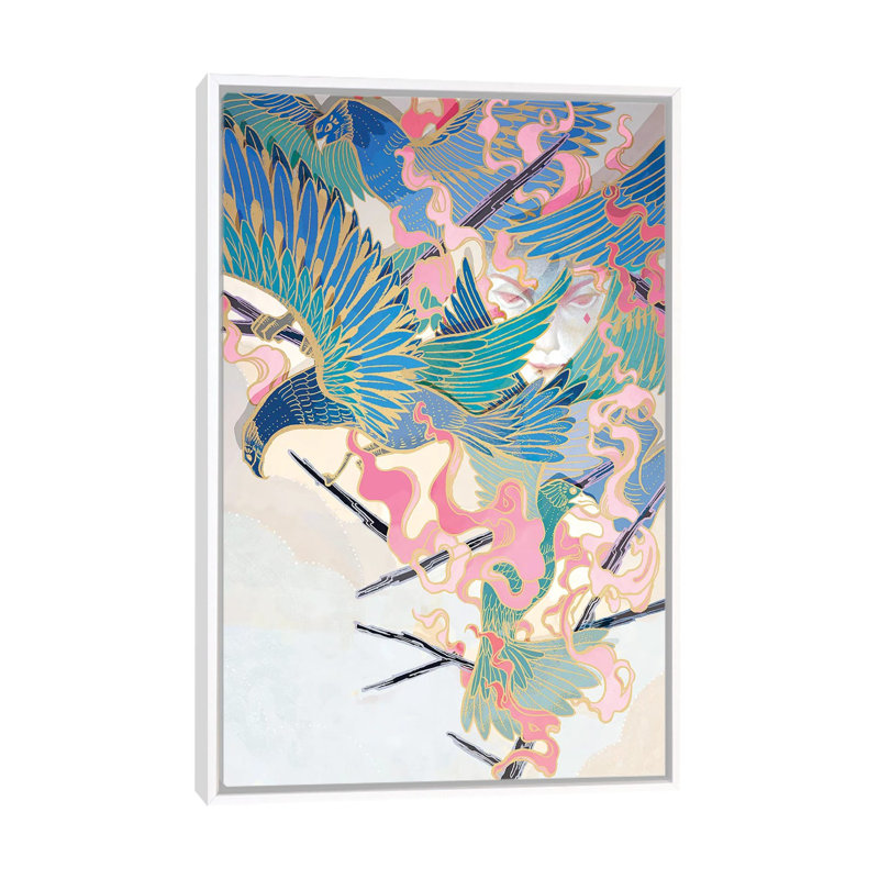 Secret Weapon 1 Piece Painting on Canvas, 101.6 cm H x 66.04 cm W, White Framed