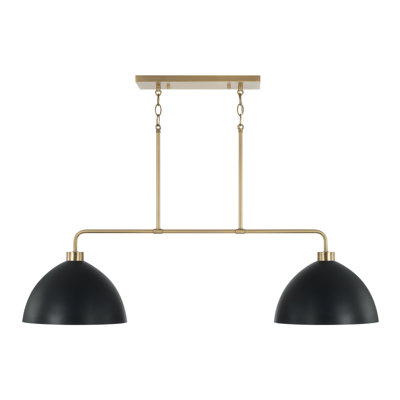 Lustre linéaire moderne à 2 lumières Ross