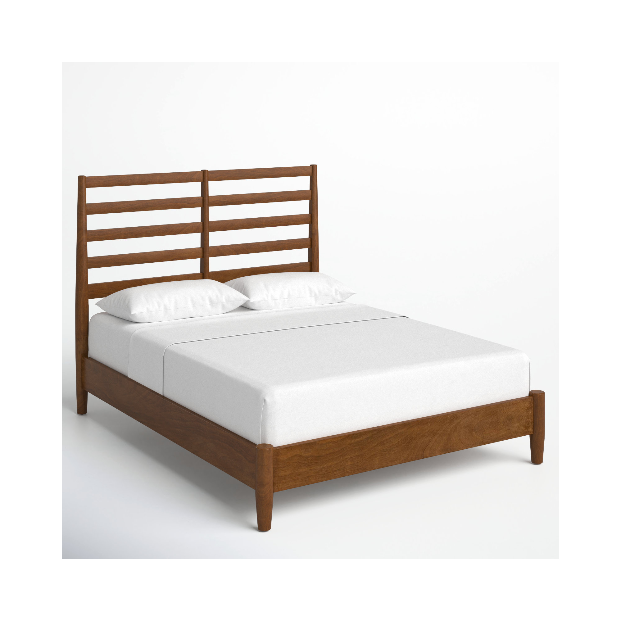 Williams Slatted Bed, Queen, Chestnut