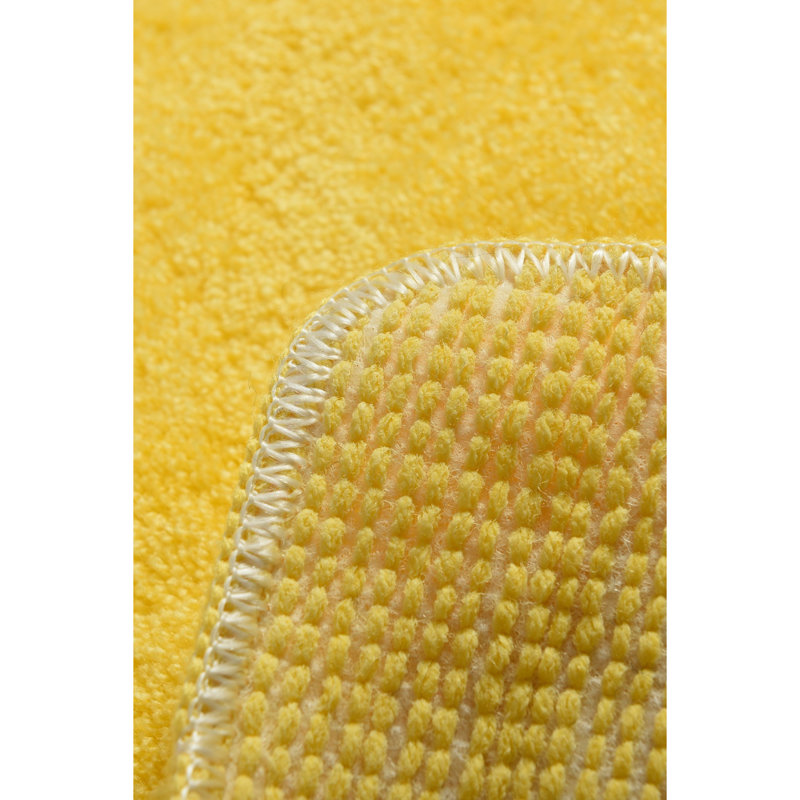 Tapis pour salle de bain Margaretville, H 1,18 po x l 27,56 po x L 47,24 po, Jaune