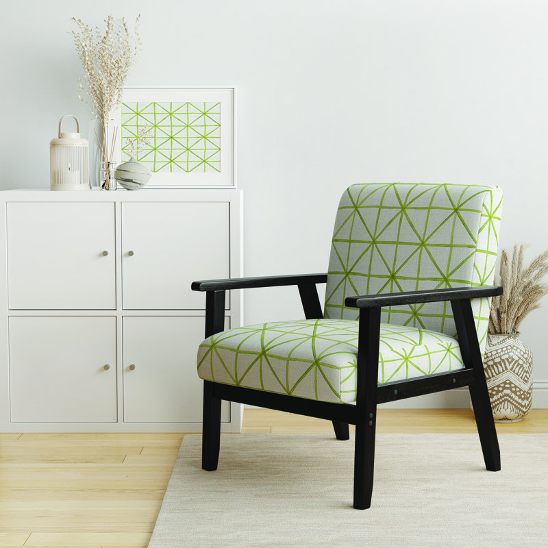 Fauteuil d'appoint rembourré Mid-Century