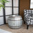 22.5x22.5x26" Drum Side Table