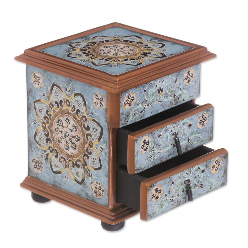 MDF Glass Jewelry Box +