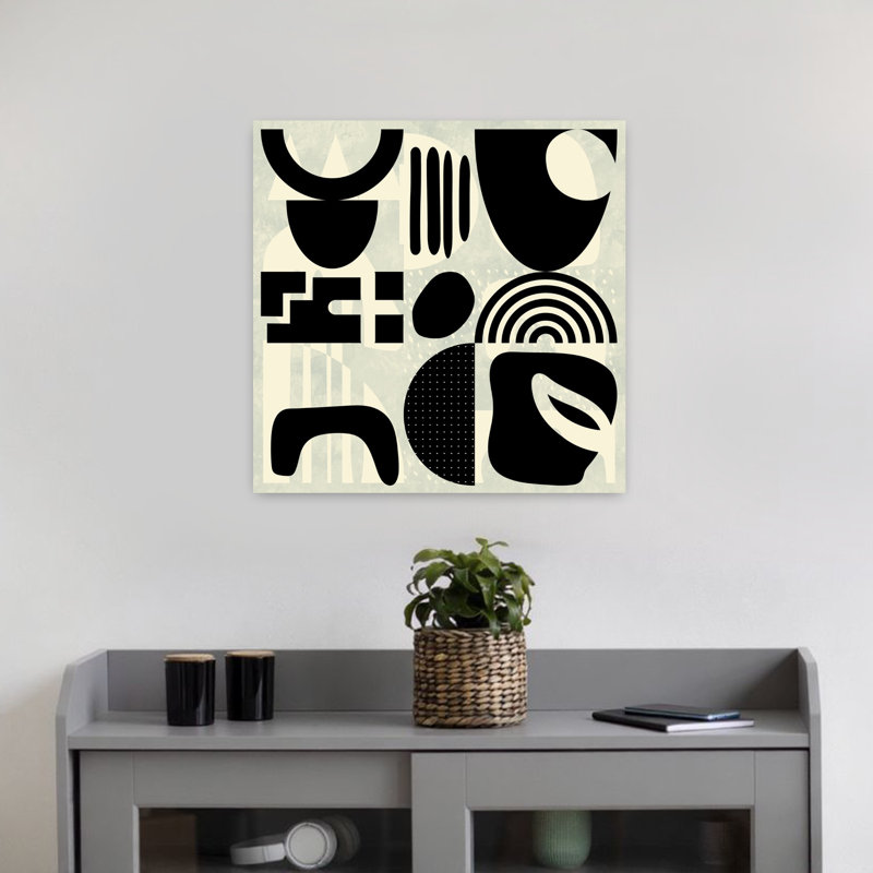 Art contemporain, art contemporain abstrait, H 18 po x l 18 po