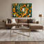 «Fruit Bergamot Green», art mural sur toile-1401692573