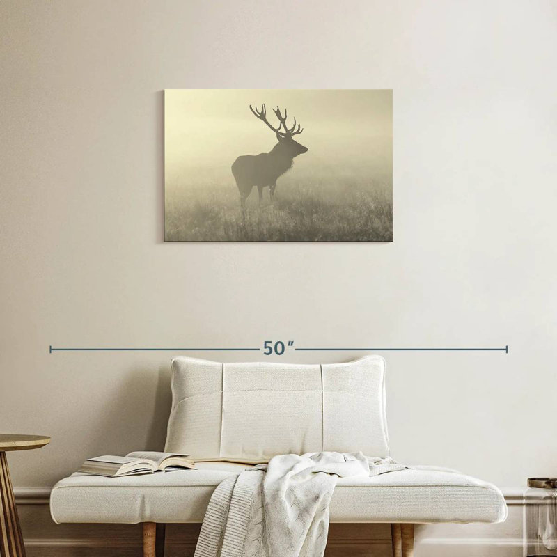 Cerf Crowle Mist, H 20 po x l 30 po