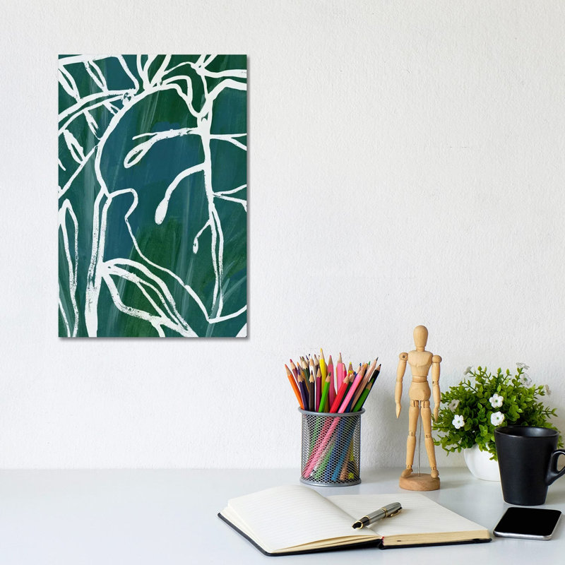 Jungle Batik II by June Erica Vess - Wrapped Canvas Gallery-Wrapped Canvas Giclée, 30.48cm H x 20.32cm W