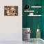  «Collie In The Kitchen» par Rich Monet, art mural sur toile, 26 po x 18 po-1402750660