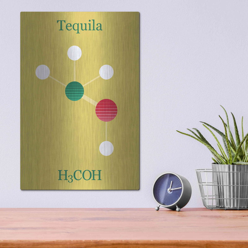 " Tequila Molecule " by Maxim, 16" H x 12" W