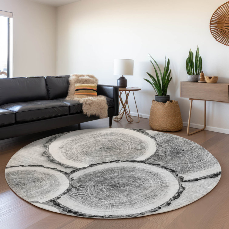 Premium Machine Washable Cerrito AMF575 Gray Rug