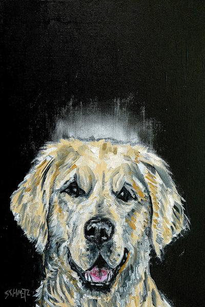 Golden Retriever Angel by Jay Schmetz - Wrapped Canvas Painting, 45cm H x 30cm W x 3.81cm D