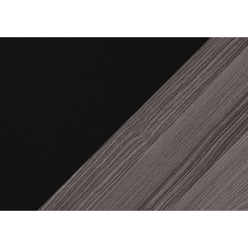 Ensemble de table basse moderne de trois articles - tables pour le salon de style campagnard, Grey/Black