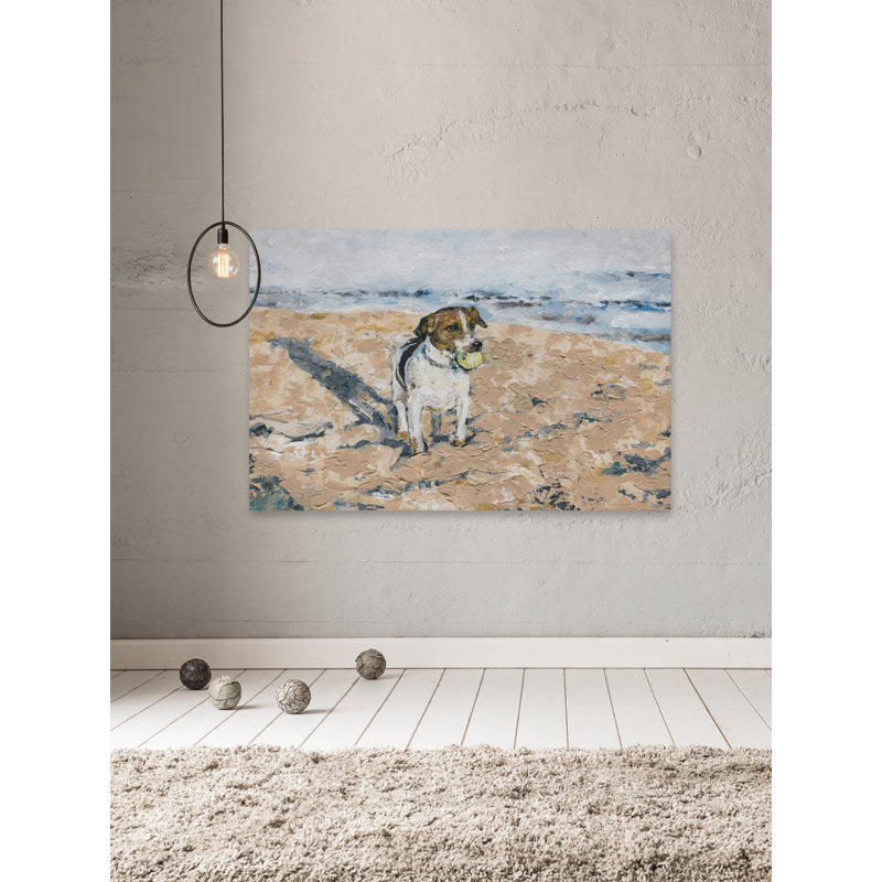 " Dog's Playground " by Parvez Taj, 8" H x 12" W x 1.5" D