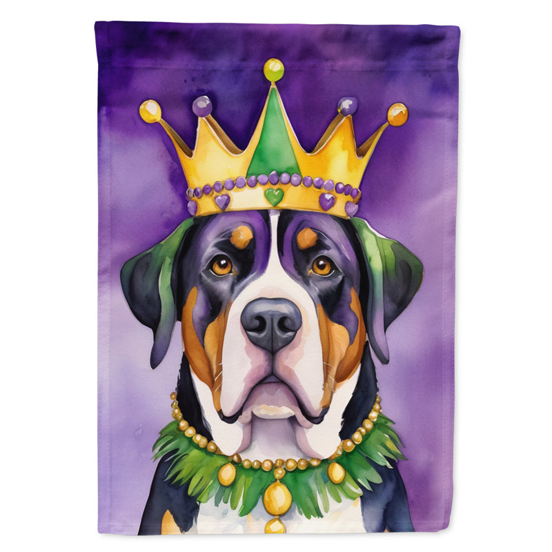 Drapeau de la maison Greyhound King of Mardi Gras