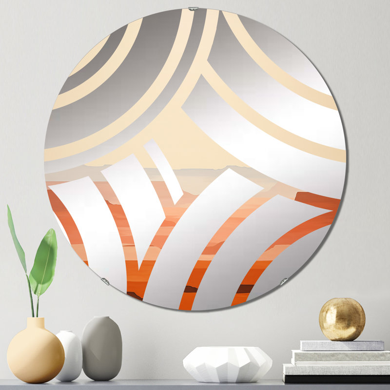 Daniesha - Centre Wave Decorative Mirror, 23.6" x 23.6"