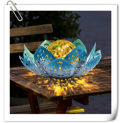 Decoration 3.6'' Solar Powered Integrated LED Lawn Ornament