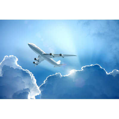 Avion à jet blanc par Maxip Photo