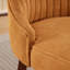 Chaise de salle à manger en rayonne en lin et flocage en lin-105511453