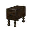 Aldiana - Table d'appoint en bois massif coloré avec tiroir, attrait rétro pour la chambre à coucher et le salon, finition de rangement facile à assembler, design, rapide-121256813