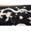 Tapis rétro noir à cinq griffes chinois