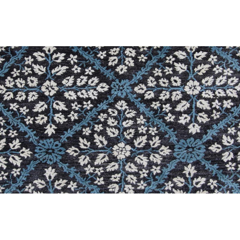 Geometric Hand Knotted 124cm X 186cm Area Rug