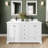 Deborah Double Bathroom Vanity with Quartz Top-98170084-98162214-98162213