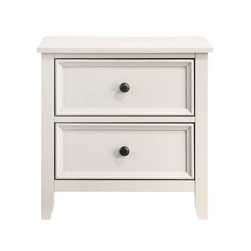 Table de chevet 2 tiroirs Style