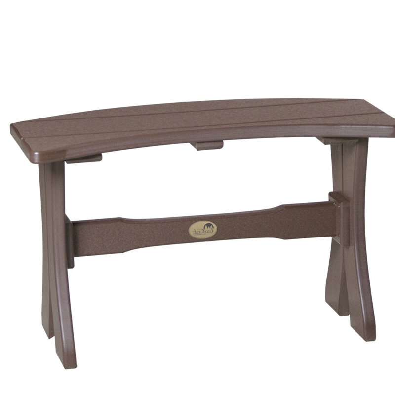 Banc de pique-nique en plastique Aiko Classic, Brun châtaigne