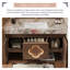 Wall Mounted Combined Vanity Unit Bathroom Vanity With Top with Mirror-426034627