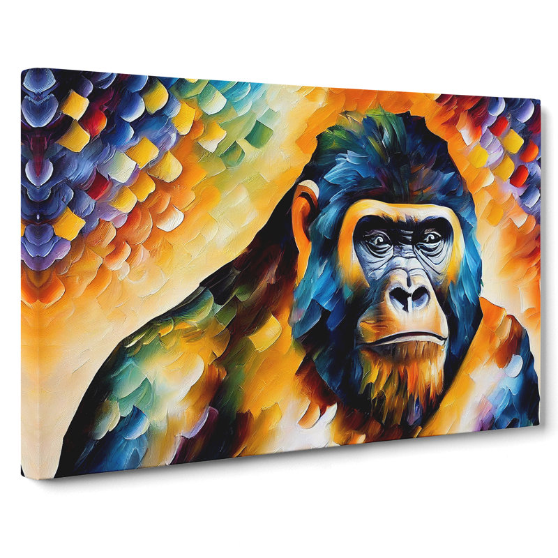 Gorilla Vol.6 Abstract - Wrapped Canvas, 35cm H x 50cm W x 3cm D