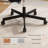 Armless Computer Desk Chair,Ergonomic Mid Back Leather Task Office Chair with Wheels And Lumbar Support for Home Small Space Vanity Makeup-1139603313-1139603318
