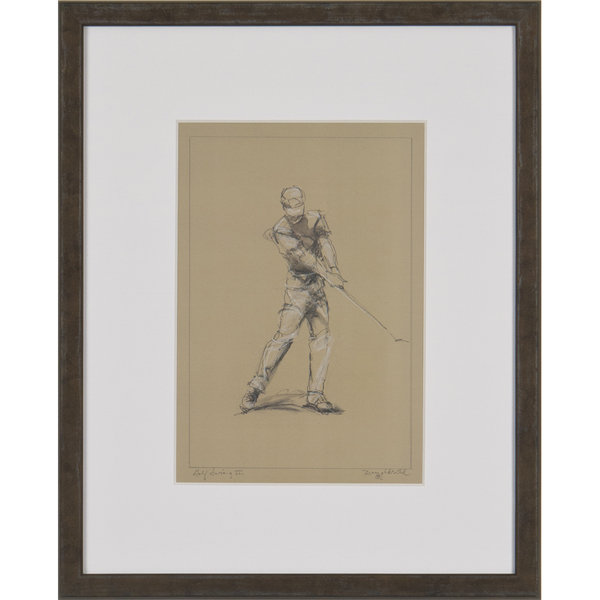 Golf Swing II - peinture encadrée