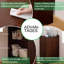 39 Inch Foldable Wall Desk with Side Storage Cabinet, Convertible Computer Writing Table For Small Space Bedroom Living Room Office, Walnut-133330710