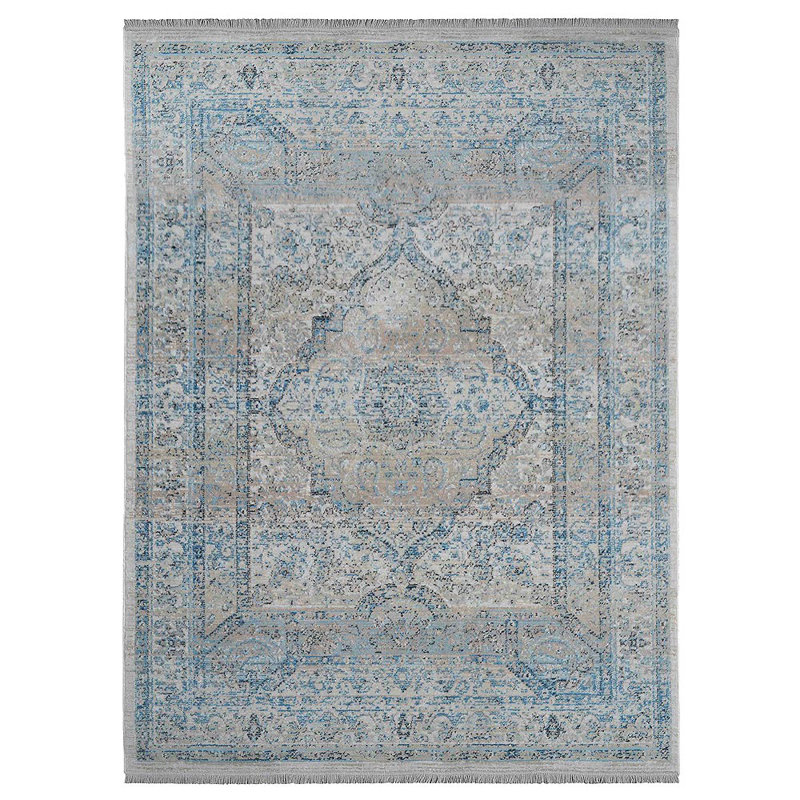 Beier Washable Area Rugs Non-Slip Modern Abstract Rugs for Living Room Entryway Bedroom - MACHINE MADE POLYESTER AREA RUGS - Multicolor, Oriental Design