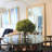 Silk Hydrangea Arrangement in Vase-728382060-728382051