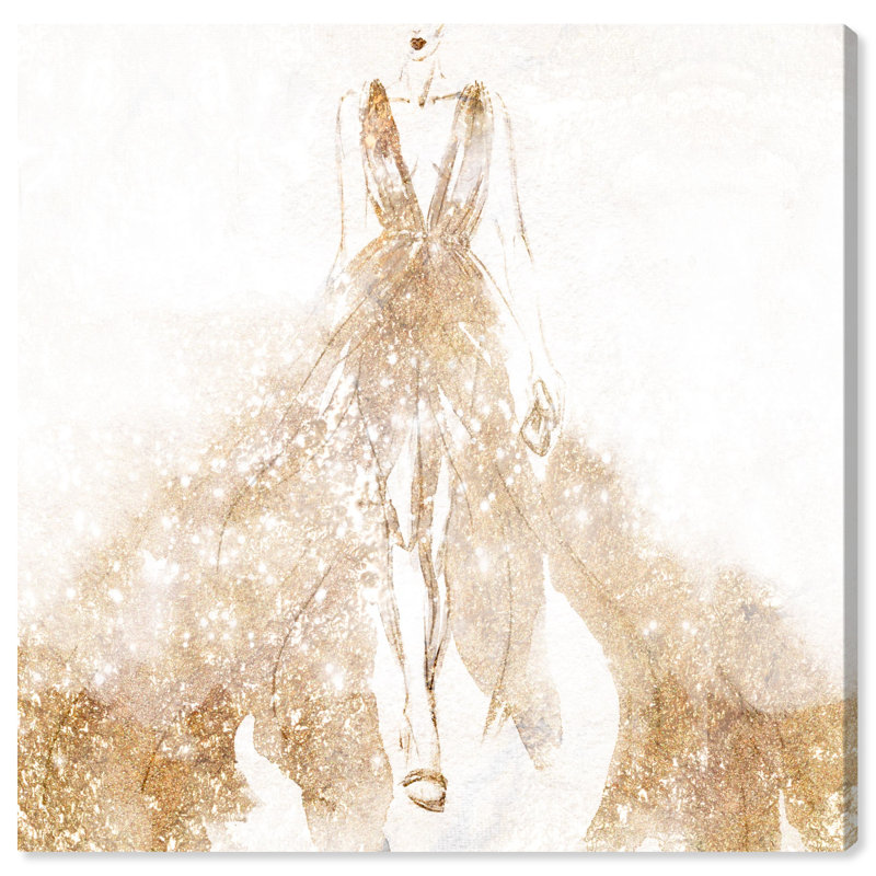 Night For Stars Glam - impression sur toile, H 20 po x l 20 po
